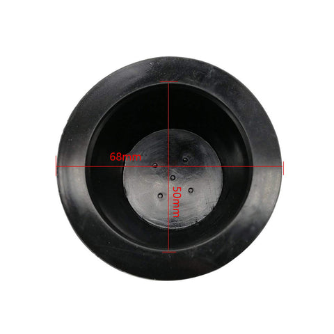 2x 50mm Rubber Housing Seal Cap Dust Cover for Car LED HID Headlight Lamps Kit