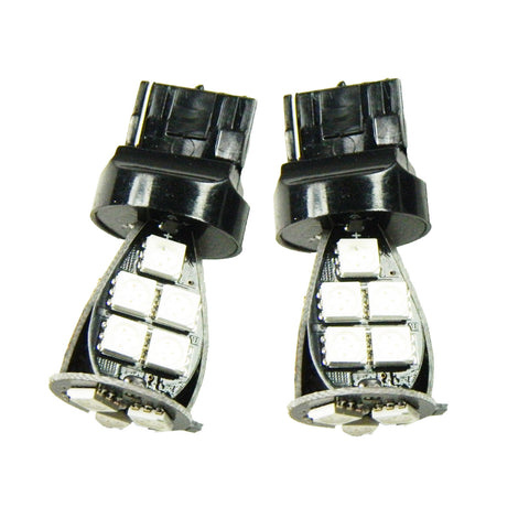 2x Amber 7440 3535 High Power LED Bulbs for Front Rear Turn Signal Lights