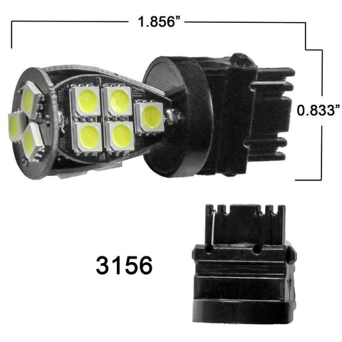White 3156 3456 High Quality 21-SMD LED Bulb Backup Reverse Lamps Light