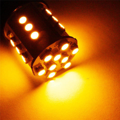 2x High Power 24-SMD White\ Red\ Amber 1157 BAY15D LED Turn Signal Parking Lights Lamp