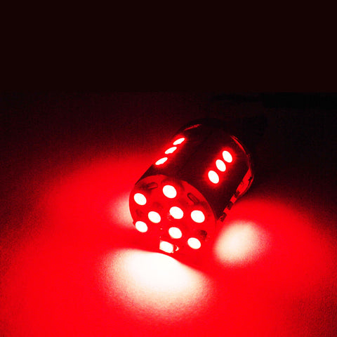 2x High Power 24-SMD White\ Red\ Amber 1157 BAY15D LED Turn Signal Parking Lights Lamp