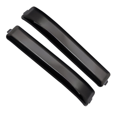 2x LED Clear Lens / Smoked Lens Side Mirror Marker Turn Signal Parking Light for Ford F-150 & Raptor 2009-2014 - Chrome Housing