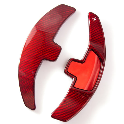 One Set Real Pure Carbon Fiber 3D Steering Wheel DSG Paddle Shifter Extension Direct Fit 2015-up Mercedes Benz C E CLA GLA GLC W205 W213 X205 W117 X156