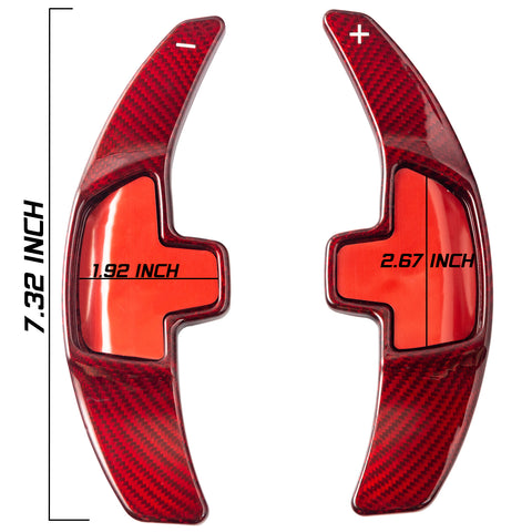 One Set Real Pure Carbon Fiber 3D Steering Wheel DSG Paddle Shifter Extension Direct Fit 2015-up Mercedes Benz C E CLA GLA GLC W205 W213 X205 W117 X156