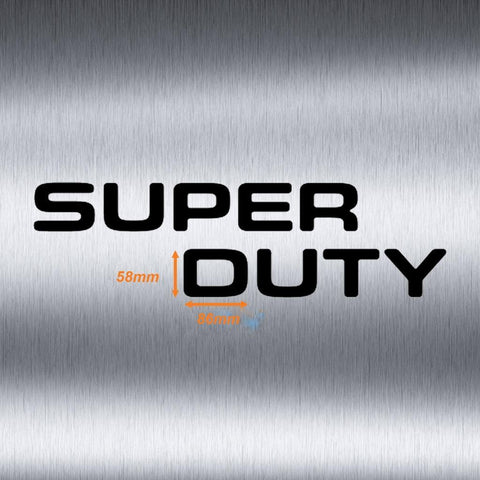 Matte Black \ Glossy Black \ Brushed Gold \ Brushed Silver Vinyl Insert Letters Decal For Ford SuperDuty 08-16 Rear Tailgate