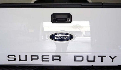 Matte Black \ Glossy Black \ Brushed Gold \ Brushed Silver Vinyl Insert Letters Decal For Ford SuperDuty 08-16 Rear Tailgate