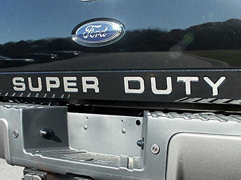 Matte Black \ Glossy Black \ Brushed Gold \ Brushed Silver Vinyl Insert Letters Decal For Ford SuperDuty 08-16 Rear Tailgate