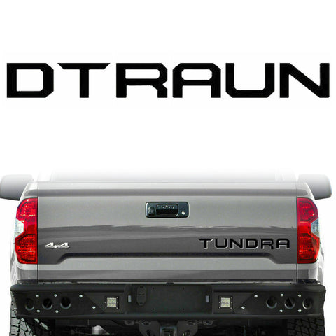 Gloss Black \ Brushed Aluminum Gold \ Brushed Aluminum Silver \ Matte Black\ Glossy Red Tundra Trunk Tailgate Decal Sticker For TOYOTA TUNDRA 2014- 2018