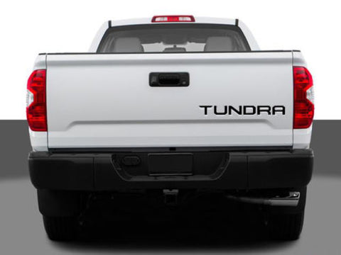 Gloss Black \ Brushed Aluminum Gold \ Brushed Aluminum Silver \ Matte Black\ Glossy Red Tundra Trunk Tailgate Decal Sticker For TOYOTA TUNDRA 2014- 2018
