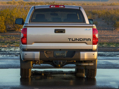 Gloss Black \ Brushed Aluminum Gold \ Brushed Aluminum Silver \ Matte Black\ Glossy Red Tundra Trunk Tailgate Decal Sticker For TOYOTA TUNDRA 2014- 2018