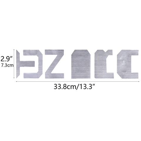 Gloss Black \ Brushed Aluminum Gold \ Brushed Aluminum Silver \ Matte Black\ Glossy Red Tundra Trunk Tailgate Decal Sticker For TOYOTA TUNDRA 2014- 2018