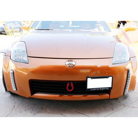 Front Track Racing CNC Aluminum Red Tow Hook JDM for Nissan GTR Infiniti Q50 Q60