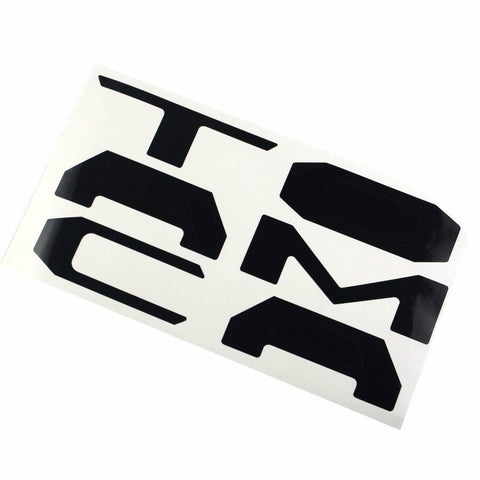 Matte Black \ Brushed Gold \ Brushed Silver\ Red Vinyl Insert Letters Decal Sticker For Toyota Tacoma 2016-2018 Rear Tailgate