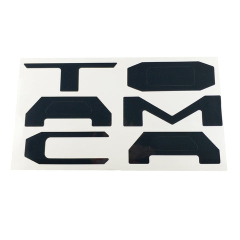 Matte Black \ Brushed Gold \ Brushed Silver\ Red Vinyl Insert Letters Decal Sticker For Toyota Tacoma 2016-2018 Rear Tailgate