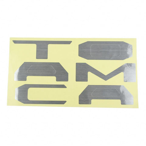 Matte Black \ Brushed Gold \ Brushed Silver\ Red Vinyl Insert Letters Decal Sticker For Toyota Tacoma 2016-2018 Rear Tailgate