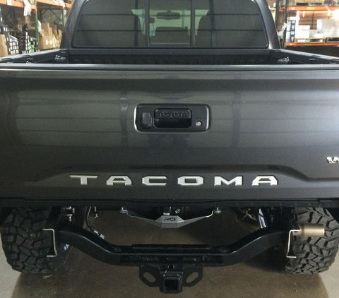 Matte Black \ Brushed Gold \ Brushed Silver\ Red Vinyl Insert Letters Decal Sticker For Toyota Tacoma 2016-2018 Rear Tailgate
