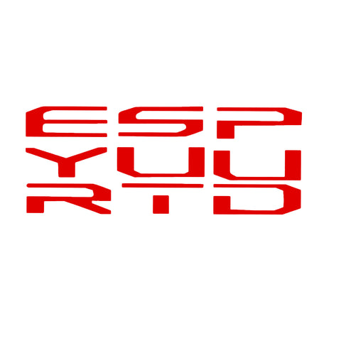 Brushed Aluminum Gold\ Brushed Silver\ Glossy Black\ Matte Black\ Glossy Red SUPERDUTY Front Hood Decal Sticker For Ford F350 2017 2018