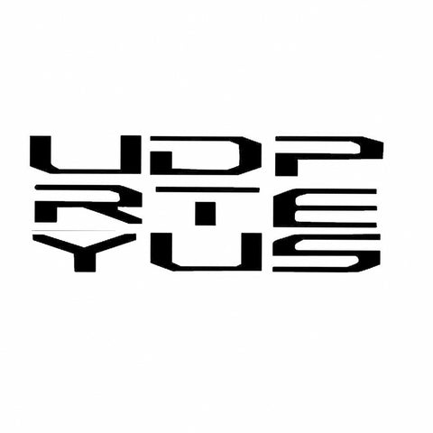 Brushed Silver/ Brushed Gold/ Glossy Red/ Glossy Black/ Matte Black SUPERDUTY Letters Decal Emblem Tailgate Sticker for Ford F150 F250 F350 F450 F550 Super Duty 2017+