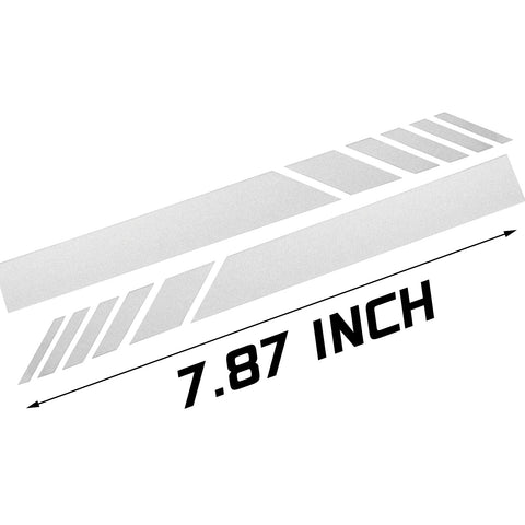 2pcs Black/ Orange/ Blue/ Silver/ Red AMG Style Vinyl Decals Rearview Mirror Stripe Stickers Most Mercedes Benz W204 W212 C Class etc.