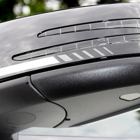 2pcs Black/ Orange/ Blue/ Silver/ Red AMG Style Vinyl Decals Rearview Mirror Stripe Stickers Most Mercedes Benz W204 W212 C Class etc.