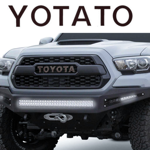 Glossy Red/ Glossy Black/ Brushed Silver/ Brushed Gold Vinyl Letter Decal Sticker for Toyota Tacoma TRD PRO 2016 2017 2018 Grille