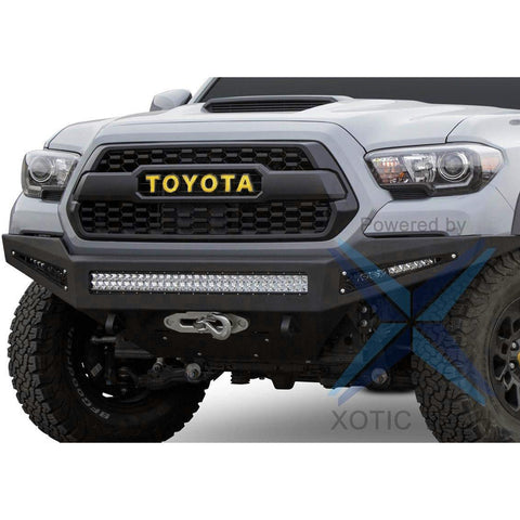 Glossy Red/ Glossy Black/ Brushed Silver/ Brushed Gold Vinyl Letter Decal Sticker for Toyota Tacoma TRD PRO 2016 2017 2018 Grille