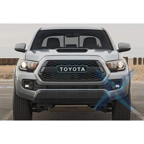 Glossy Red/ Glossy Black/ Brushed Silver/ Brushed Gold Vinyl Letter Decal Sticker for Toyota Tacoma TRD PRO 2016 2017 2018 Grille