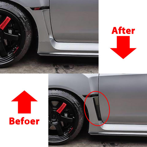 Glossy Black Side Fender Vent Vinyl Sticker for Subaru WRX STI Sedan 2015-2021
