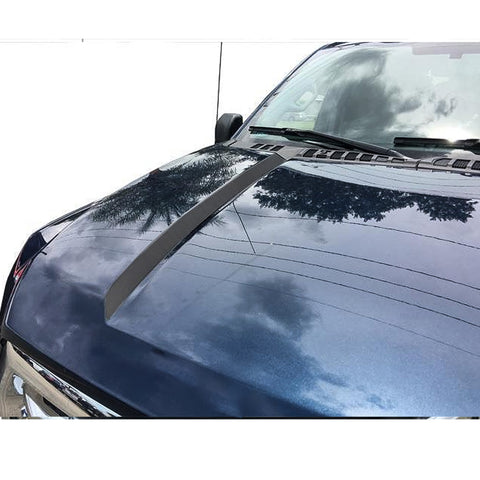 Matte Black Inner Spears Hood Stripe Stickers Sporty Style for Ford F-150 15-19