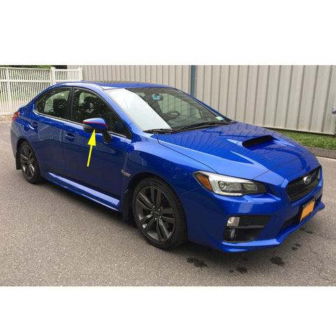 Sporty Red Side View Mirror PinStripes Pre-cut Stickers For Subaru WRX STI 15-20