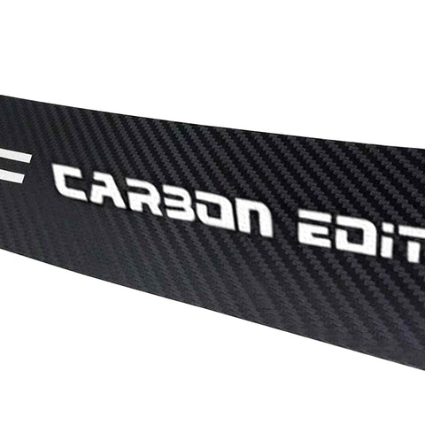 41" Carbon Fiber Vinyl Film Bumper Trunk Guard Plate Sticker Decal Accessories