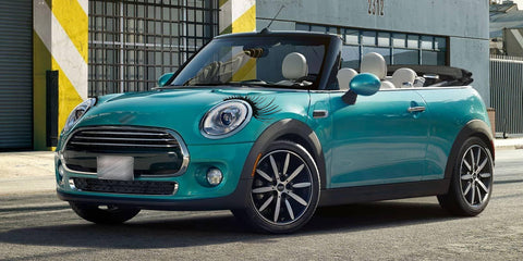 18" x 8" Car Eyelashes Decal Sticker Badge Universal For Headlight Fog Light 2x