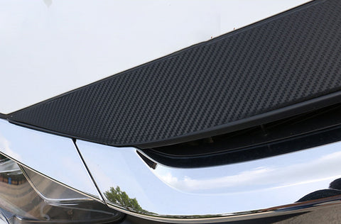 Carbon Fiber Style Front Bumper Grille Decals Stickers For Honda Civic 2016-2021