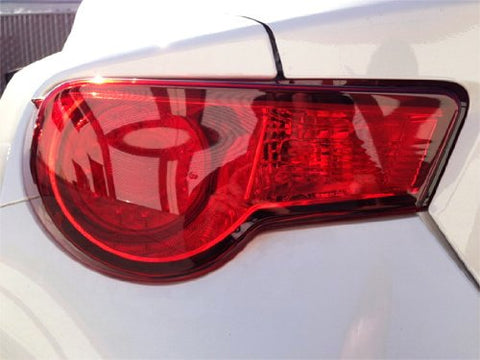12" x 48" Glossy Red Vinyl Sheet Wrap Overlay Film For Tail Lights, Sidemarkers, Fog Lights