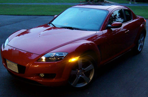 194 168 175 T10 2825 W5W LED Bulb Canbus Error Free, 3000K Amber Extremely Bright LED Light Lamp Bulbs for Car Side Marker Light Replacement, 15-SMD 4014 chipset