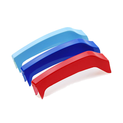 M-Colored Grille Insert Trim Tri Color Strips Fit BMW 4 Series F32 F33 F36 2014+ 420i 428i 435i 420d 425d 430d 435d (9 beam bars)