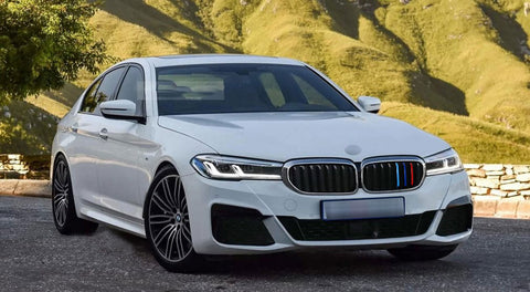 3pcs Tri Color Kidney Grille Clip Insert Cover For BMW 5 Series(G30/G31) 2021-up