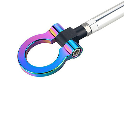 NEO Chrome JDM Style Front Bumper Tow Hook For Nissan 370Z 350Z Infiniti Q50 Q60