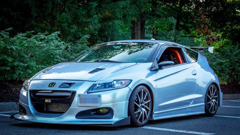 Bumper Tow Hook License Plate Mount Bracket For Honda 2nd Gen FIT CR-Z Insight Black \ Gold