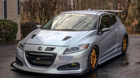 Bumper Tow Hook License Plate Mount Bracket For Honda 2nd Gen FIT CR-Z Insight Black \ Gold