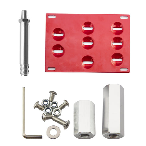 RED Tow Hook License Plate Mounting Holder Adapter Fit Honda Fit Insight CR-Z