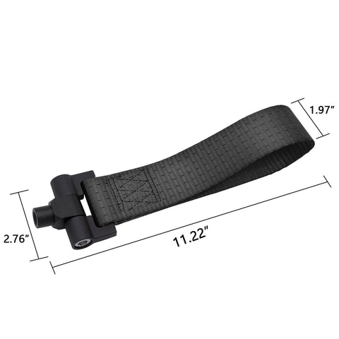 Red / Blue / Black JDM Style Towing Strap Tow Hole Adapter for Chevrolet Camaro 2016-2018