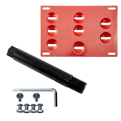 Black / Gold / Red Tow License Plate Frame Bumper Relocating Mount Bracket Kit for Chevy Corvette Z06/Z51/ZR1 2015-2019