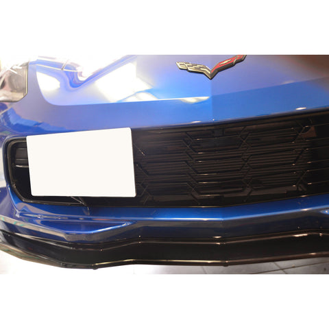 Black / Gold / Red Tow License Plate Frame Bumper Relocating Mount Bracket Kit for Chevy Corvette Z06/Z51/ZR1 2015-2019