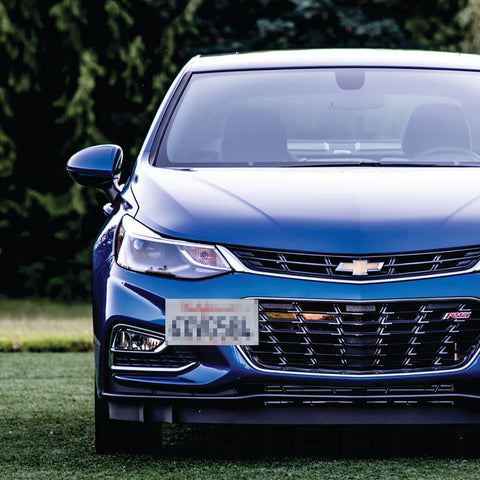 1 Set Black / Gold / Red Sporty Racing Front Tow Hook License Plate Bumper Mounting Bracket Fit for Chevy Cruze 2017+