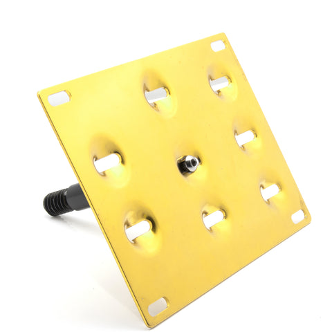 1 Set Black / Gold / Red Sporty Racing Front Tow Hook License Plate Bumper Mounting Bracket Fit for Ford Focus RS 2016-2018