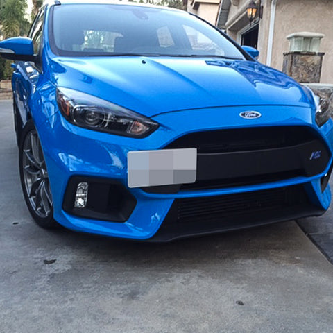 1 Set Black / Gold / Red Sporty Racing Front Tow Hook License Plate Bumper Mounting Bracket Fit for Ford Focus RS 2016-2018