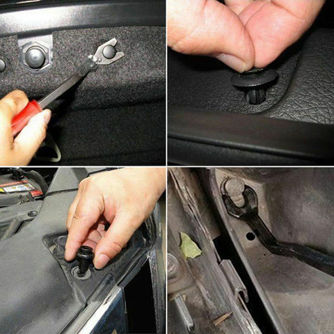 350pcs Car Body Plastic Rivets Clips Fasteners Push Retainer Expansion Screws Replacement Kit Auto Push Pin Rivets Set - Bumper Door Trim Panel Fender Clips for GM Ford Toyota Honda Chrysler BMW Nissan Acura Audi Lexus Mazda