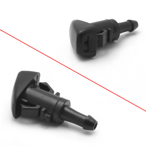 Front Windshield Washer Nozzles - Replacement for Chrysler, Dodge, Jeep, Ram - Replaces OEM #: 4805742AB, Spray Jet 2pcs Kit