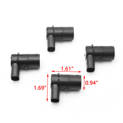 4pcs Backup Sensor Rear Parking Assist Sensor Reverse Sensor 3F2Z15K859BA 4F2315K859AA T36006 for Ford F150 F250 F350 Expedition Explorer Escape